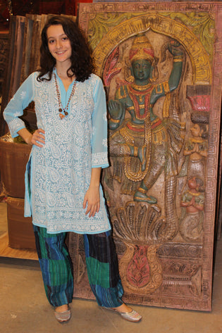  Boho Chic Indian Kurtis, Cotton Tunics, Embroidered Clothing