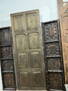 Antique Lotus Carved Double Doors Vintage Teak Garden Doors 80x38