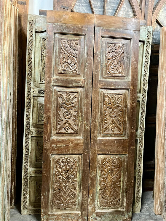 Antique Carved Door Custom Double Doors Sliding Barn Doors 80