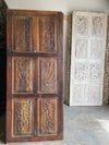 Carved Wood Sliding Barn Door French Carved Rustic Modern Door 84x36