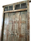 Antique Doors Carved Exterior Teak Veranda Double Hinged Door Original Hardware