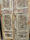 Antique Double Doors Vintage Carved Architectural Indian Doors 81x42