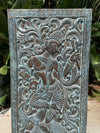 Hand Carved Vintage Wall Decor Panel Dancing Krishna Carving Wall Hanging 72