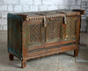 Antique Damchiya Carved Dowry Chest Vintage Accent Bar Table Console 52