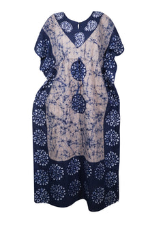  Caftan Maxi Dresses, Maternity Dress, Navy Blue Stylish Kaftan Dress L-3XL