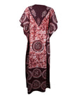 Caftan Maxi Dresses, Maternity Dress, Currant Red  Stylish Kaftan Dress L-3XL