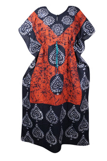  Caftan Maxi Dresses, Maternity Dress, Orange, Black Stylish Kaftan Dress L-3XL