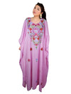 Womens Caftan Maxi Dress, Pink Stylish Kaftan L-2XL