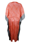 Womens Summer Kaftan, Red ,Gray Caftan Beach Coverup, Stylish L-2X