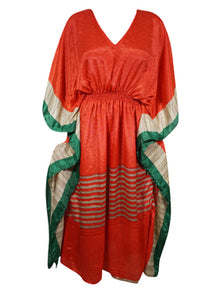  Boho Summer Maxi Kaftan Rose Red, Beach Wear Caftan Dress L-2X