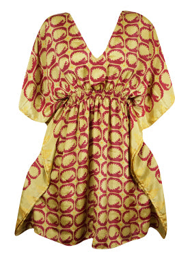 Red Short Kaftan Dress