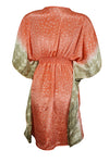 Summer Beach Kaftan Dress Peachy Pink Printed Resort Wear Caftan Dresses One size