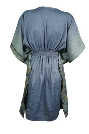 Summer Beach Kaftan Dress Dark Gray Resort Wear Caftan Dresses One size