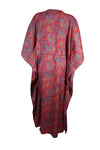 Women Coral Pink Beach Kaftan Dress Stylish Long Summer Caftan, One size