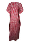 Women, Dark, Pink Beach Kaftan Dress Stylish Long Summer Caftan, One size