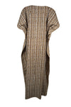 Women French Beige Beach Kaftan Dress Stylish Long Summer Caftan, One size