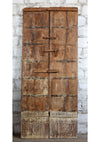 Rustic Brown Whitewash Antique Teak Wood Exterior Haveli Doors Heavy Old Doors 84