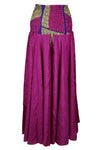 Handmade Bohemian Silk Palazzo Pants in Magenta Pink – Flowy & Chic