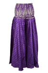 Boho Chic Handmade Wide-Leg Pants in Eminence Purple – Flowy & Comfortable