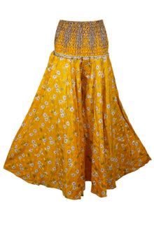  Bohemian Butterscotch Wide-Leg Pants – Handmade, Flowy & Effortlessly Elegant SM