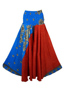  Blue Red Boho Palazzo Pants – Flowy Wide-Leg Trousers with  Floral Print SM