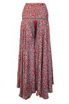 Bohemian Red Palazzo Pants – Handmade, Flowy & Graceful SM