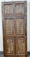 French Carved Wood Doors Vintage Farmhouse Bedroom Sliding Door 80x36