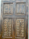 French Carved Wood Doors Vintage Farmhouse Bedroom Sliding Door 80x36