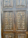 French Carved Wood Doors Vintage Farmhouse Bedroom Sliding Door 80x36