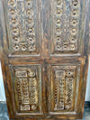 French Carved Wood Doors Vintage Farmhouse Bedroom Sliding Door 80x36