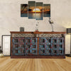 Farmhouse Buffet Cabinet with Storage Sideboard TV Stand Credenza 89