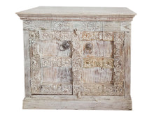  Antique White Cabinet Vanity Rustic Vintage Storage Chest 38