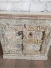 Antique White Cabinet Vanity Rustic Vintage Storage Chest 38