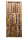 Hand Carved Sliding Barn Door Natures Harmony Door, 80