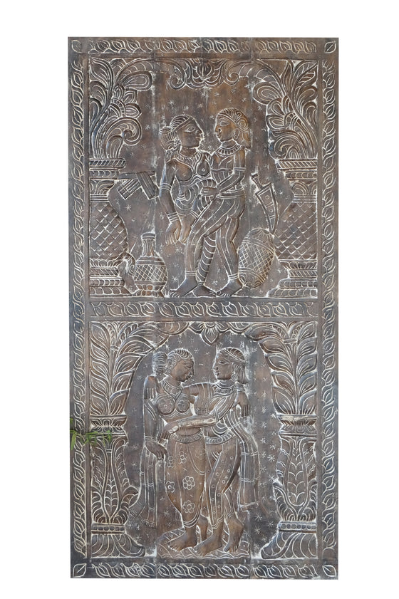 Kamasutra Hand Carved Door Indian Carved Wall Art Kama Sutra Custom Door,72