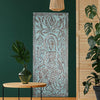 Seated Budha Sliding Barn Door Bluewash Buddha Custom Art 83X36