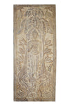 Holistic Buddha Barn Door Buddha Temple Altar Carving, 83X36