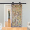 Tree of Life Decorative Sliding Barn Door Nature Carved Wall Art 84x41