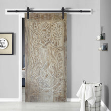  Carved Barn Door Fluting Krishna Vintage CUSTOM Sliding Door 84x41