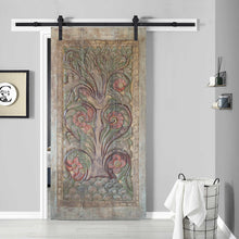  Kalpavriksha Artistic Carved Door Custom Sliding Barn Door 84x41