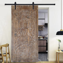  Meditating Shiva Door Adiyogi Wall Art Sliding Barn Door 84x41