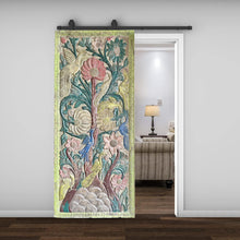  Tree of Life Carved Sliding Barn Door Colorful Vintage Wall Decor 84