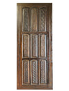 Custom Vintage Dark Woods Carved Sliding Barn Doors Farmhouse Door 103x44