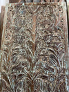 Tree Of Dreams Carved Wood Door Vintage Sliding Double Door, 80x36