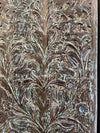 Tree Of Dreams Carved Wood Door Vintage Sliding Double Door, 80x36