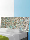 Lotus Carved Door Headboard Natures Harmony Sliding Barn Door 80