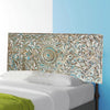 Lotus Carved Door Headboard Natures Harmony Sliding Barn Door 80