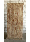 Antiqued Solid Wood Armoire Distressed Patina Rustic Wardrobe 81