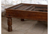 Antique Old Teak Window Coffee Table Rustic Modern Jharokha Table 55