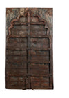 Antique Arched Door Farmhouse Entry Doors Exterior Carved Wooden Double Door 83x46